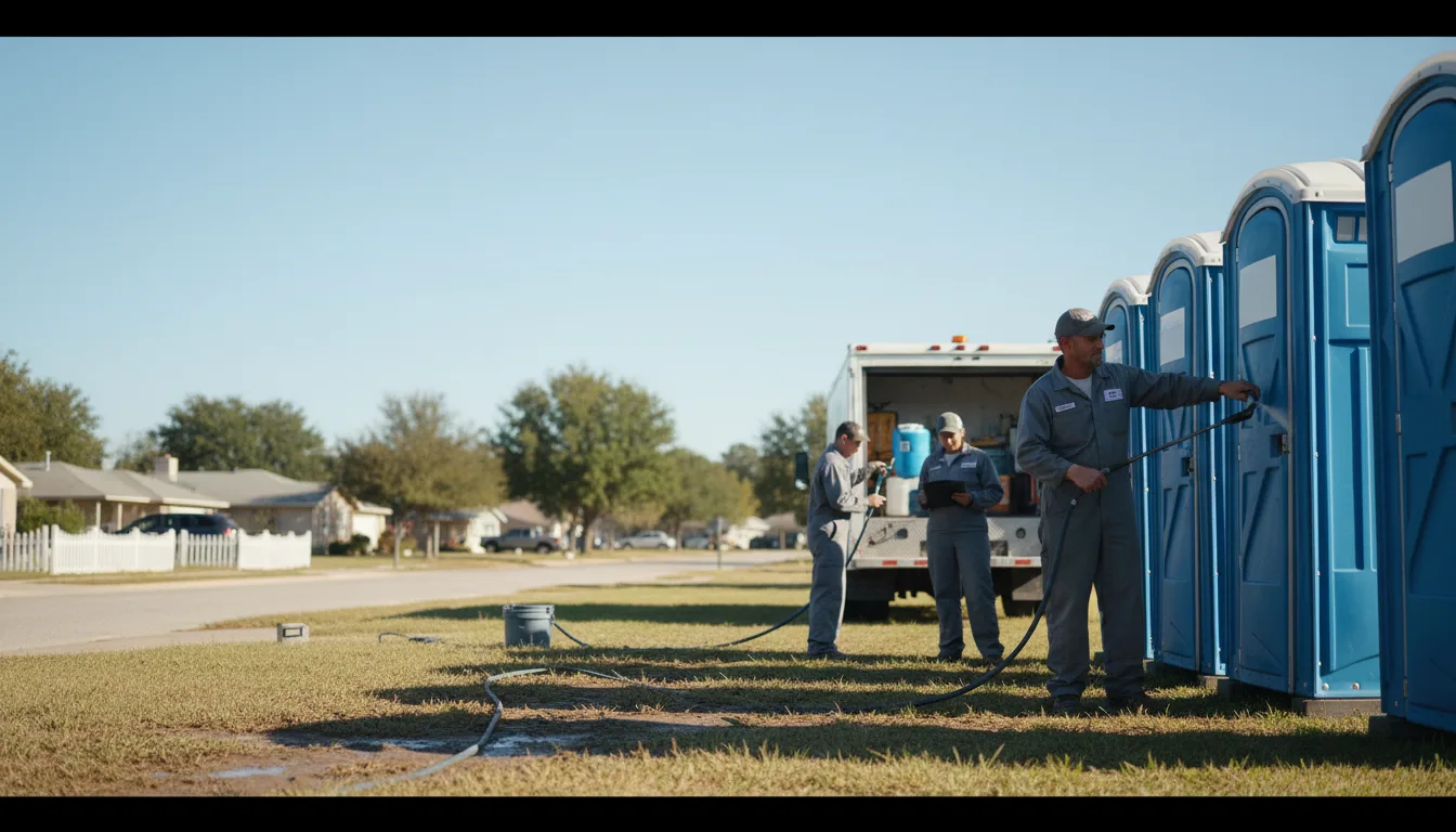 Long-Term Portable Toilet Rental in Casstown, OH near me